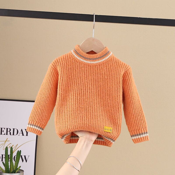 Suéter Infantil Cuello Redondo