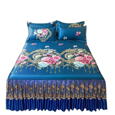 Juego de Cama de 3 Piezas con Sábana Bajera de Fibra Viscosa Premium - Image 5