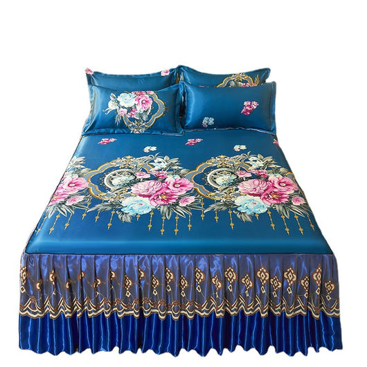 Juego de Cama de 3 Piezas con Sábana Bajera de Fibra Viscosa Premium - Image 5