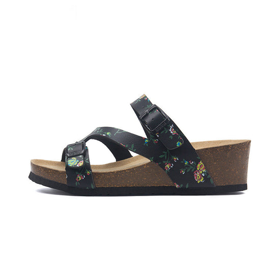 Sandalias de Corcho con Tacón Alto para Playa - Comodidad y Estilo - Image 26