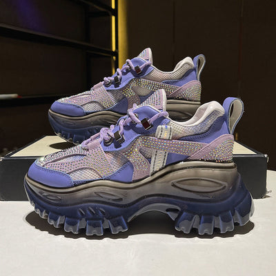 Zapatos Casuales de Malla Transpirable con Altura Aumentada para Mujer - Colección Verano - Image 9