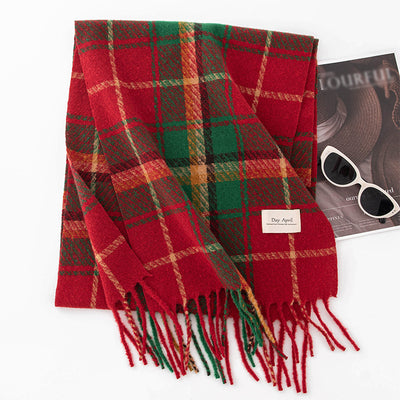 Bufanda Cuadros Mujer Efecto Cashmere - Elegancia y Calidez - Image 14