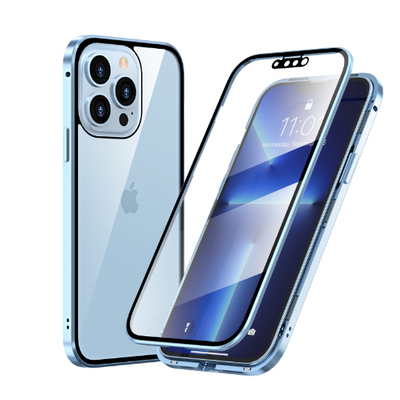 Funda Magnética de Vidrio Templado Doble Cara para iPhone 14 - Image 12