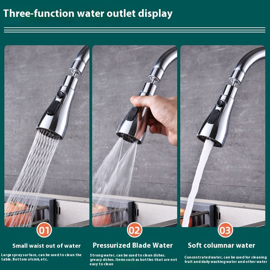 Aireador Universal para Grifo de Cocina con Rociador Extraíble - Image 4