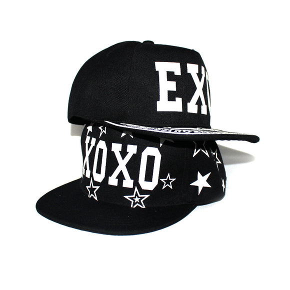 Gorra Hip-Hop Luminosa EXO Negra