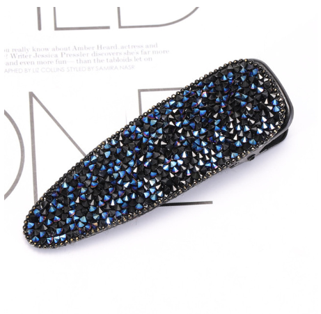 Broche de Cabello de Cristal Geométrico con Strass - Image 4