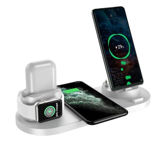 Estación de Carga Inalámbrica 6 en 1 para iPhone, Apple Watch y Dispositivos - Image 9