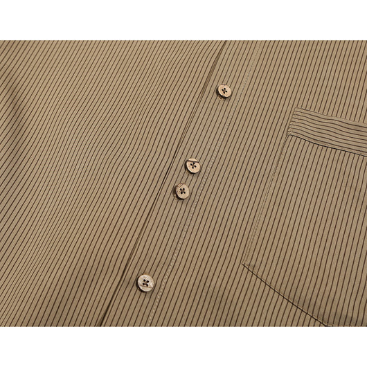 Camisa Suelta de Rayas Verticales para Hombre - Versátil y Cómoda - Image 10