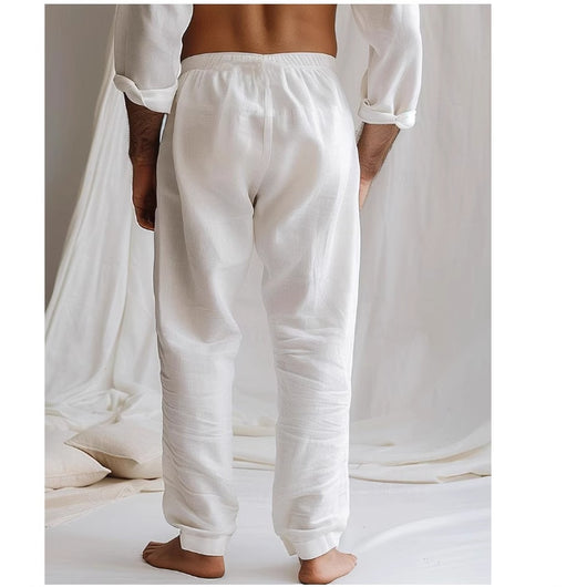 Pantalones Hombre Verano Cintura Elástica Transpirables - Image 8