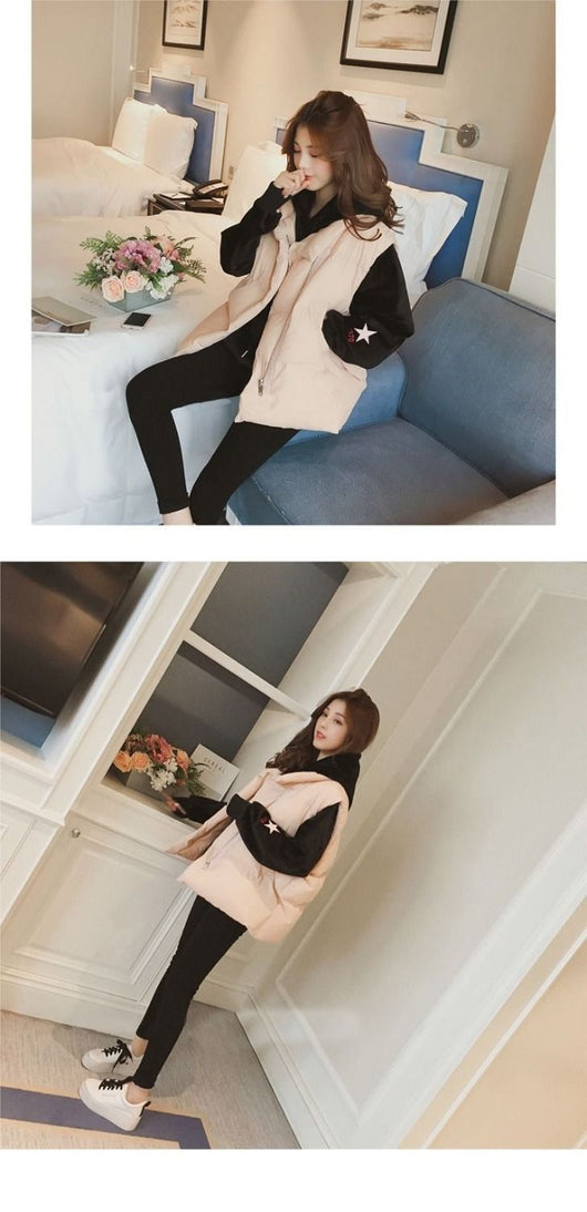 Chaleco Acolchado de Algodón para Mujer - Abrigo Corto Invierno - Image 16