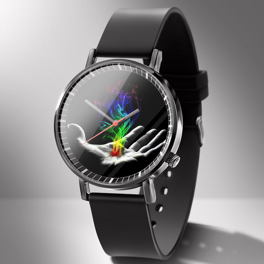 Reloj de Negocios Calavera Cielo Estrellado Cuarzo Blanco - Image 2