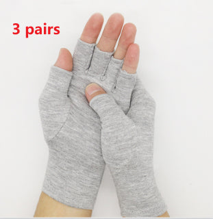 Guantes de Cuidado Preventivo en Fibra de Carbón de Bambú Gris Claro - Image 8