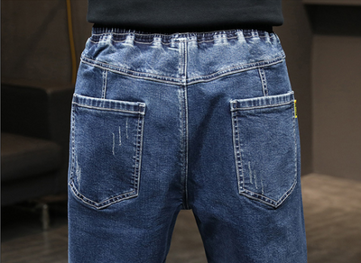 Pantalones Harem Hombre con Cintura Elástica y Cordones - Image 7