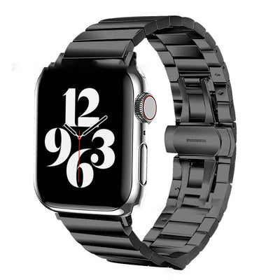 Reloj con Pulsera de Bambú y Hebilla de Arco en Acero Inoxidable - Image 4