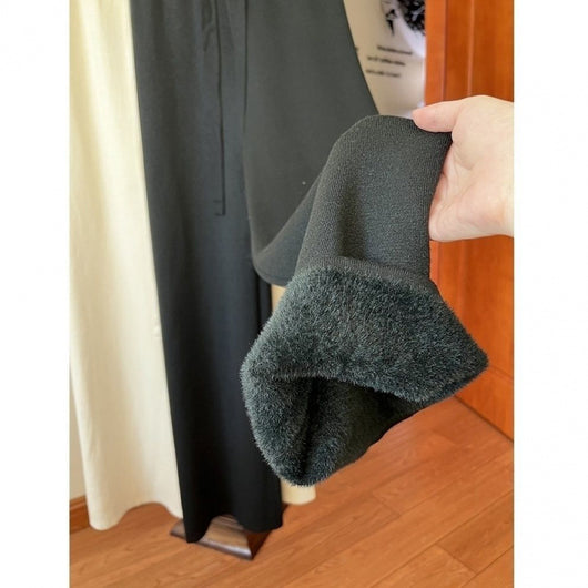 Pantalones Anchos de Punto Minimalista para Mujer - Image 3