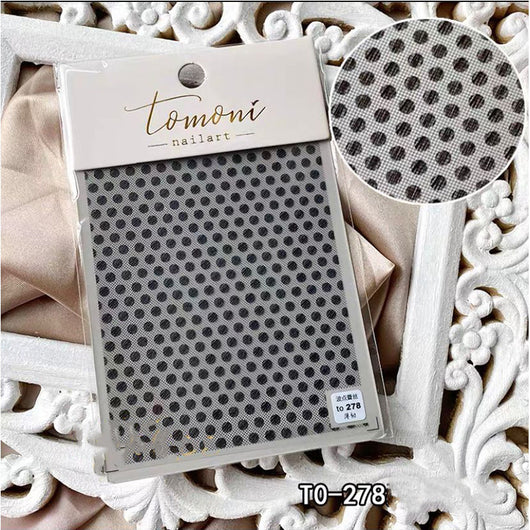 Calcomanías de Encaje en Relieve para Uñas Negro y Blanco - Image 8