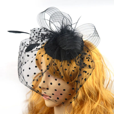 Tocado de Novia con Plumas y Flores - Sombrero Vintage para Fiesta - Image 15