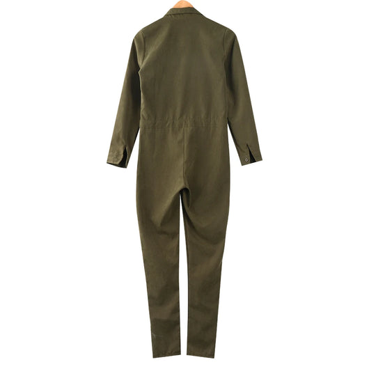 Jumpsuit de Manga Larga Color Sólido - Image 7