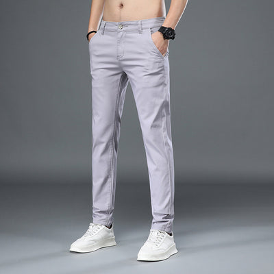 Pantalones de Vestir Elásticos Slim Fit con Cintura Ajustable - Image 6