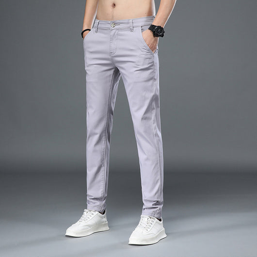Pantalones de Vestir Elásticos Slim Fit con Cintura Ajustable - Image 6