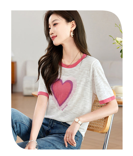 Camiseta Ligera Transpirable Fashion Love - Playera Básica Cómoda - Image 17