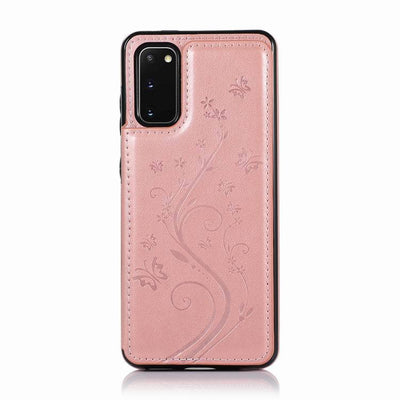 Funda de Cuero con Mariposa Grabada para Teléfono - Protección Elegante - Image 12