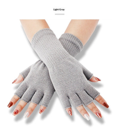 Guantes Térmicos Acrilicos Ribeteados con Dedos Abiertos - Image 18