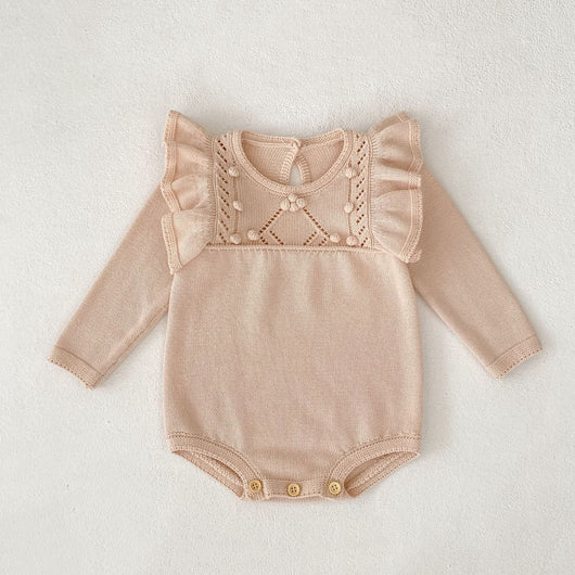 Blusa Infantil de Encaje Manga Larga Color Liso - Versátil y Elegante - Image 32