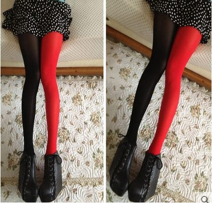 Pantimedias con costuras bicolor - Acabado elegante y duradero - Image 11