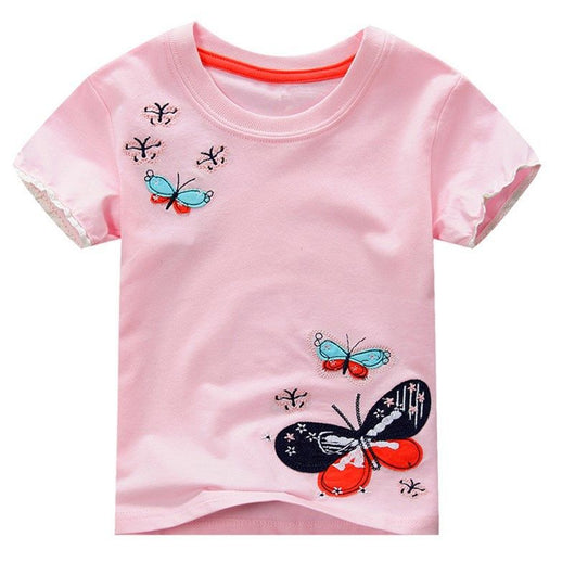 Playera Infantil de Algodón para Niña - Manga Corta - Image 4