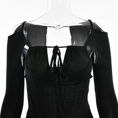 Vestido Túnica Irregular con Tirantes Ajustado para Verano - Image 6