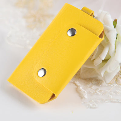 Estuche para llaves de cuero con botones de color - Image 12