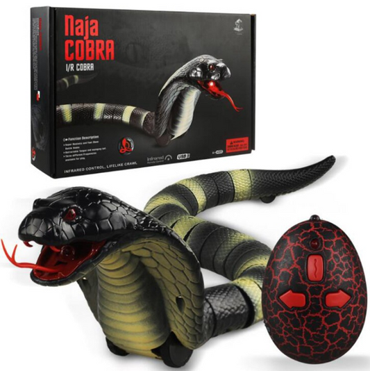 Serpiente Teledirigida con Control Remoto - Juguete Realista de Broma