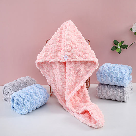 Toalla Turbante Absorbente Velvet para Secado Rápido de Cabello - Image 15