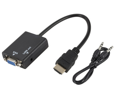 Adaptador HDMI a VGA con Audio - Convertidor de Video Full HD - Image 4