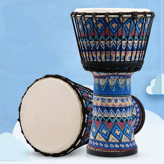 Tambor Artesanal de Piel de Oveja Yunnan - Instrumento Musical Infantil 8" y 10" - Image 5