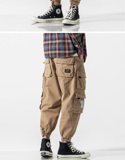 Pantalones Militares Tapered de Algodón Japonés para Hombre - Image 12