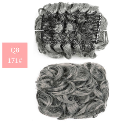 Moño Postizo de Fibra Sintética Resistente al Calor - Cabello de Seda Artificial - Image 19