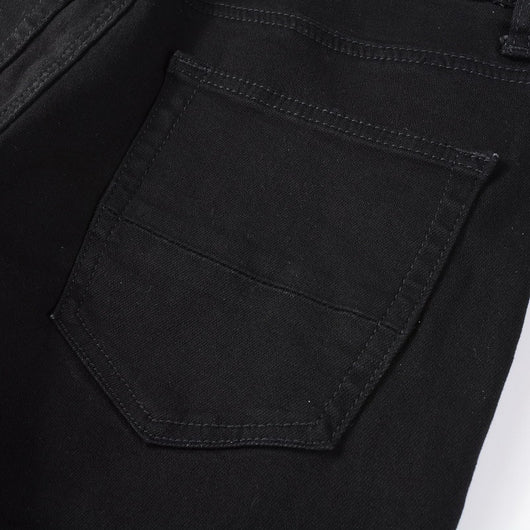 Jeans Slim Fit Rotos con Parches Plateados para Hombre - Image 20