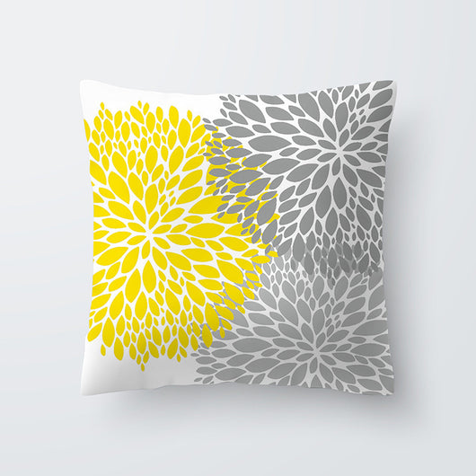 Funda de Almohada Hawaiana con Diseño Geométrico Amarillo - Image 50