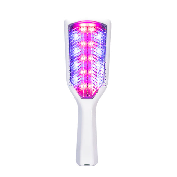 Peine Masajeador con Luz Roja y Vibración para Hombre y Mujer