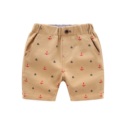 Pantalones Cortos Infantiles Estampado Casual para Playa - Image 8