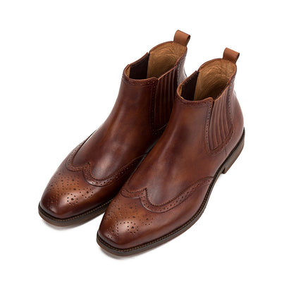 Botas Casuales Antipelaje con Cordones para Hombre