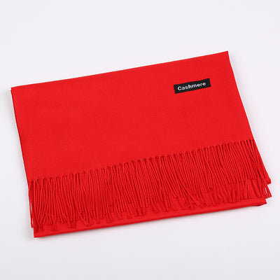 Bufanda de Cashmira Artificial Liso para Mujer 220g - Chal Cálido y Elegante - Image 6