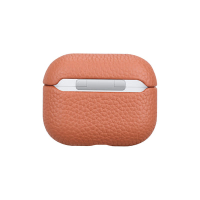 Estuche para Auriculares de Cuero Lichee Naranja - Image 5