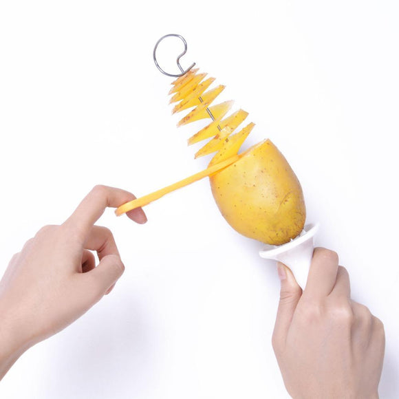 Cortador de Papas Manual Profesional - Rebanador de Papas Reutilizable para Cocina