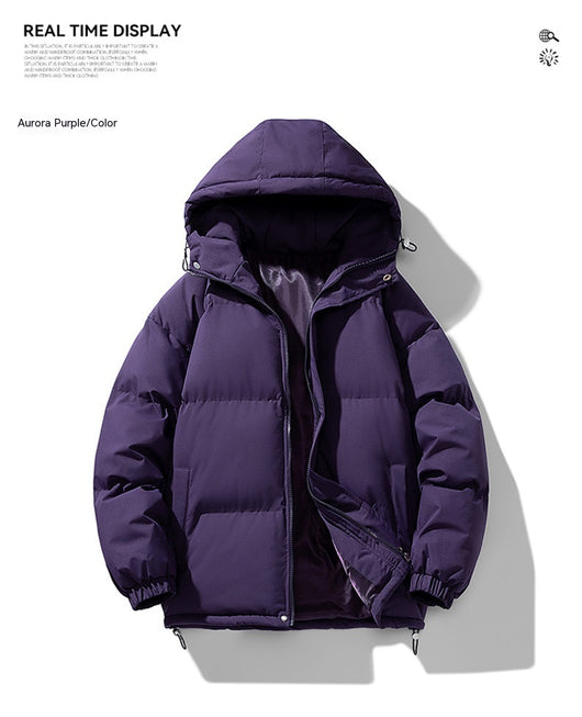 Abrigo Hoodie Acolchado para Hombre - Chaqueta de Invierno Cálida y Casual - Image 19