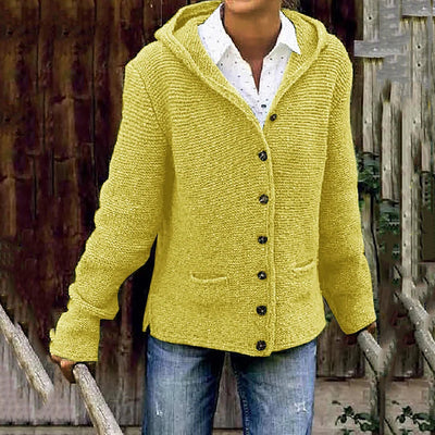 Cardigan Tejido con Capucha