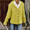 Cardigan tejido con capucha