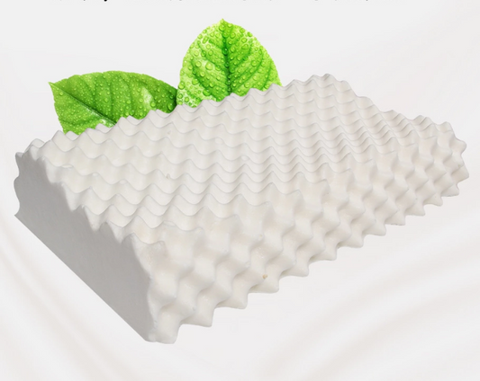 Almohada de Látex Natural Tailandesa con Masaje Cervical y Tecnología Refrescante
